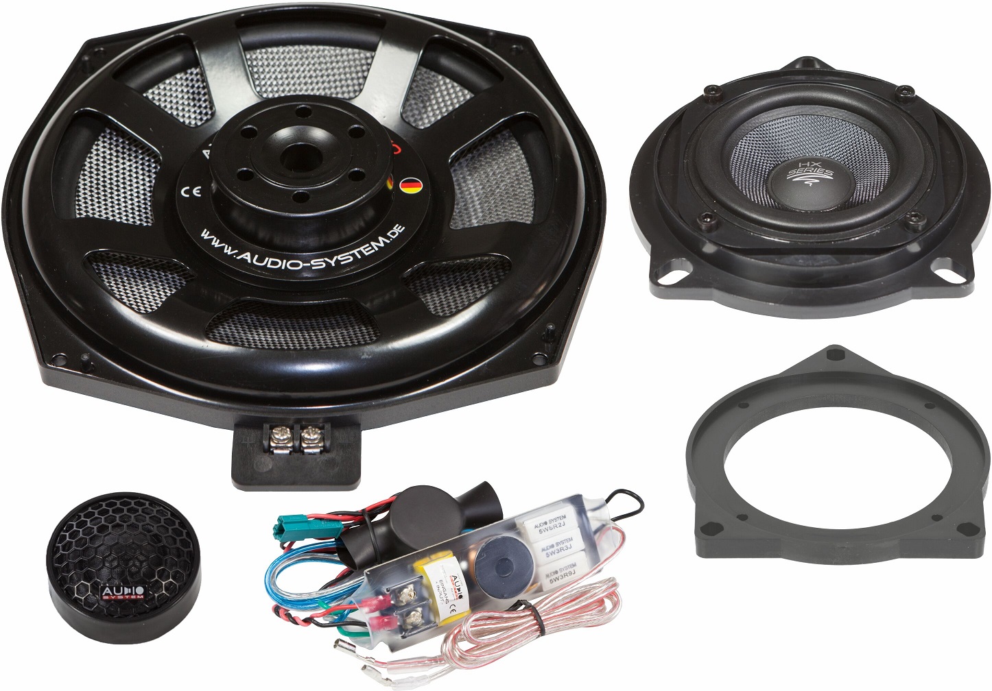 Audio System X 200 BMW Plus X-Series 3-way X-Plus Series pour BMW E60, 61,81,82,84,87,88,90,91,92