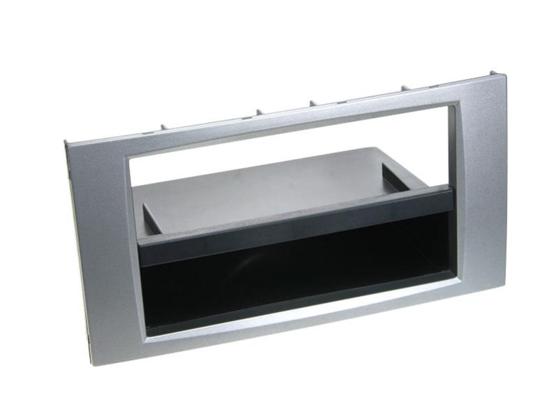 ACV 281114-08-3  2-DIN plaque de planche de bord avec poche Ford argent