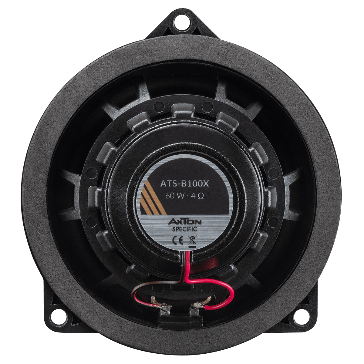 AXTON ATS-B100X 2-Wege 10 cm (4") Koaxial Lautsprecher System kompatibel mit BMW und Mini Fahrzeugen