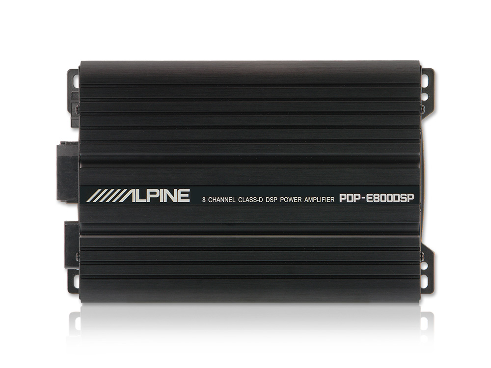 Alpine PDP-E800DSP DIGITALER 8-KANAL-DSP-VERSTÄRKER Kompakter 8-Kanal Digital-DSP-Verstärker