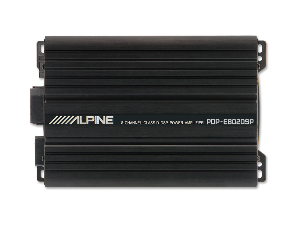 Alpine PDP-E802DSP DIGITALER 8 KANAL DSP VERSTÄRKER 8 x 100 WATT RMS