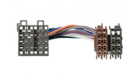 RTA 004.150-3 Adapterkabel ISO, OPEL / SAAB mit 16-pol ISO Gehäuse auf UNI