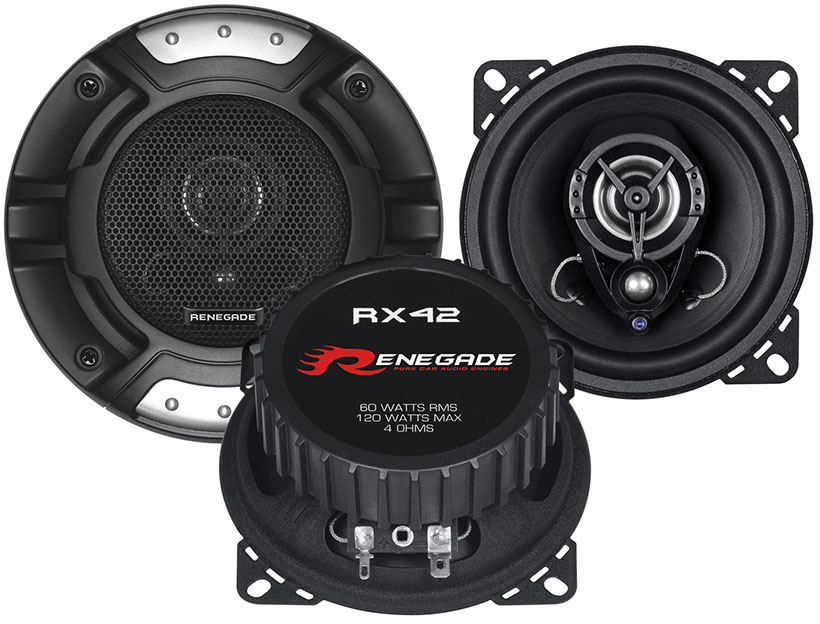 Renegade RX42 coaxial système de 10 cm 120 watts RX 42 