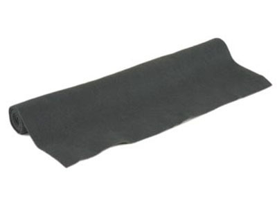 RTA 250.901-0 Bezugsteppich schalldurchlässig glatt schwarz, einseitig selbstklebend Breite: 150cm, Länge: 70cm