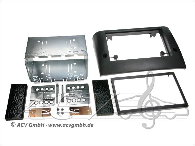 Double-DIN installation kit Fiat Stilo 