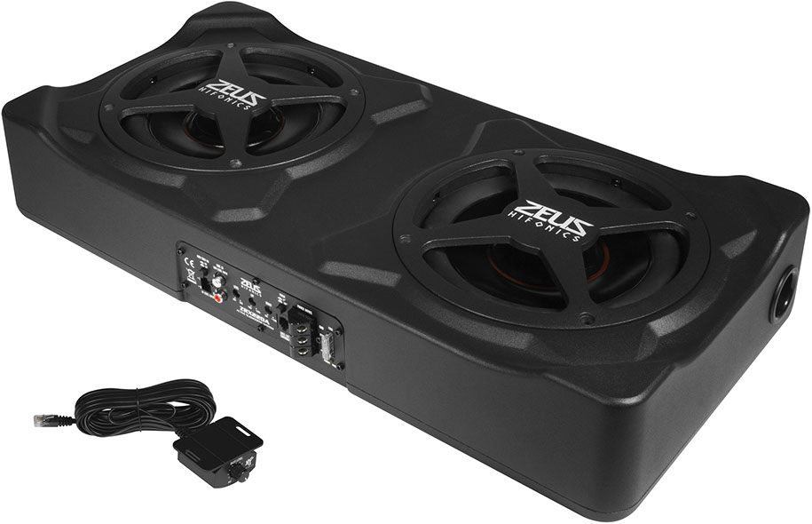 HIFONICS ZRX-220A Aktiv-Subwoofer 2 x 20 cm (8") Aktiv-Dual-Bassreflex 300 W/RMS, 600 W/MAX