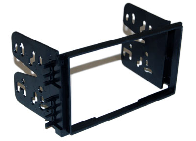 RTA 002.442-0 Double DIN mounting frame Black ABS frame