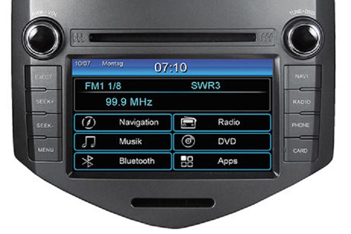 ESX VN710-CV-AVEO Navigation, Autoradio, Navigation, Naviceiver für Chevrolet Aveo (T300, 2011>