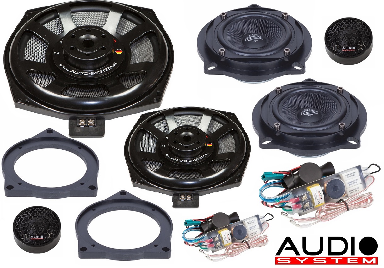 Audio System X 200 BMW Plus EVO Special Compo X200 BMW Plus BMW X 3-Wege Teil-Aktiv Front System X200BMW+  incl. Halterungen für neue Modelle !