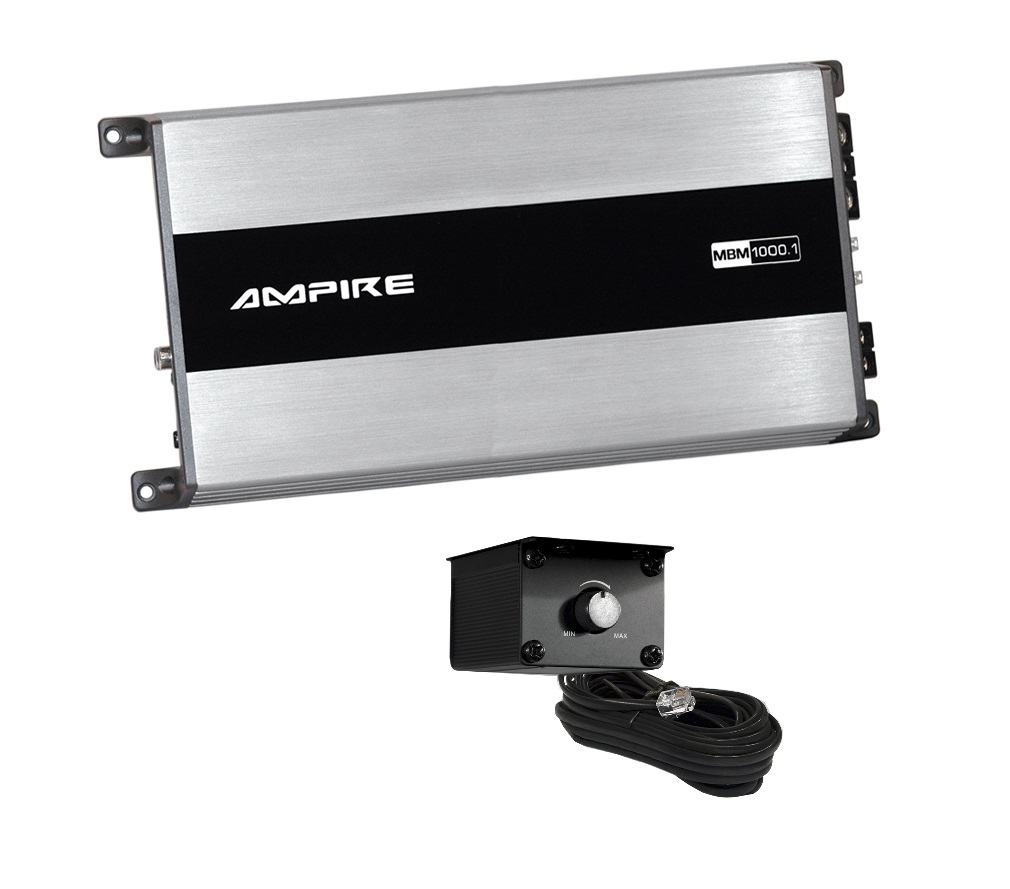 AMPIRE MBM1000.1 Endstufe Mono Verstärker Class D 1000 Watt RMS/2000 Watt max.