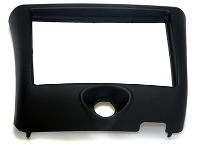 RTA 002.203-0 Double DIN mounting frame black ABS