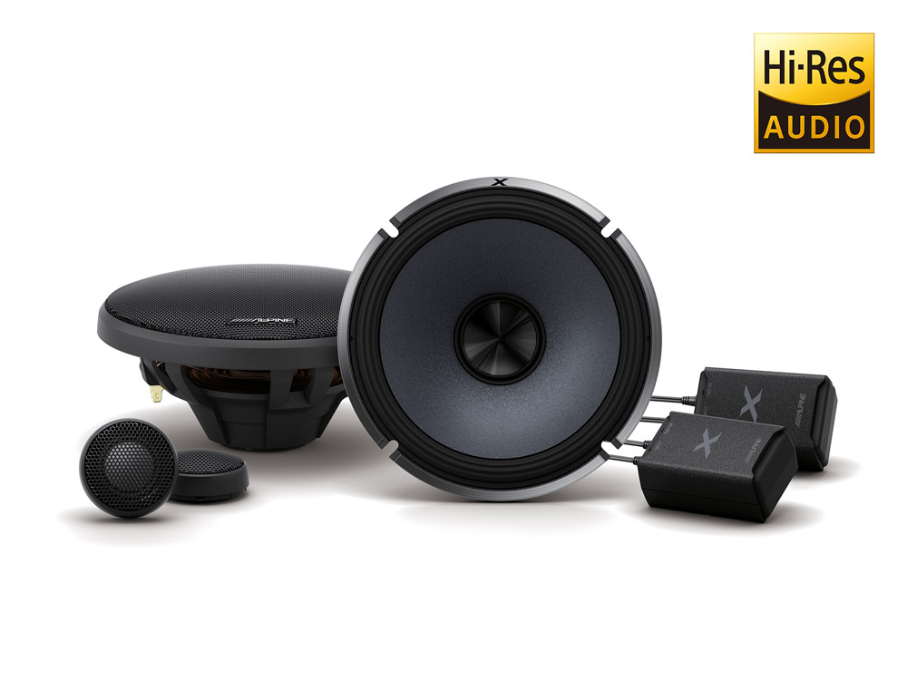 Alpine X-S65C 16,5 cm (6,5 Zoll) 2-WEGE-KOMPONENTEN-LAUTSPRECHER 360 Watt Speaker