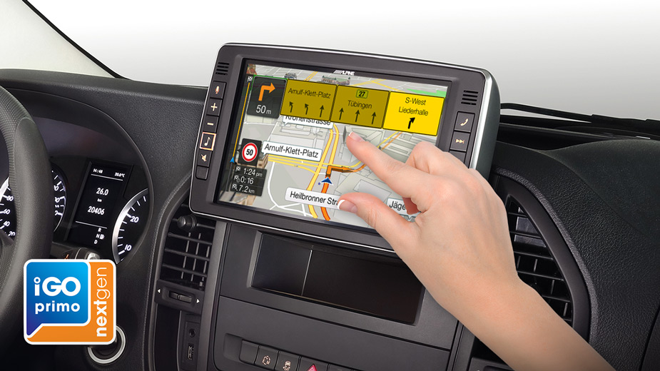 Alpine X903D-V447 23 cm (9-Zoll) Premium-Infotainment-System für Mercedes Vito (447) mit Navigationssystem, Apple CarPlay und Android Auto Unterstützung