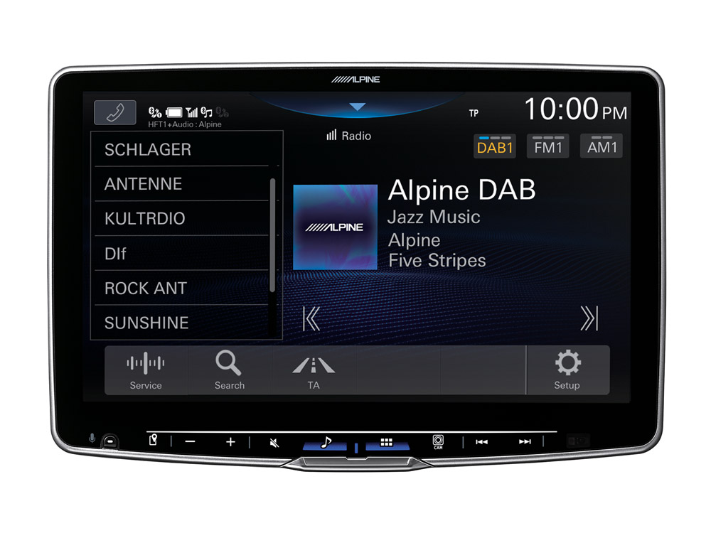 Alpine iLX-F115T6 Autoradio mit 11-Zoll Touchscreen, DAB+, Bluetooth, für Volkswagen VW T5, T6, Tiguan (5N), Touran (1T), Seat Alhambra (7N)