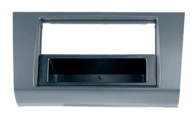 RTA 000.433-0 1 - DIN mounting frame, black ABS