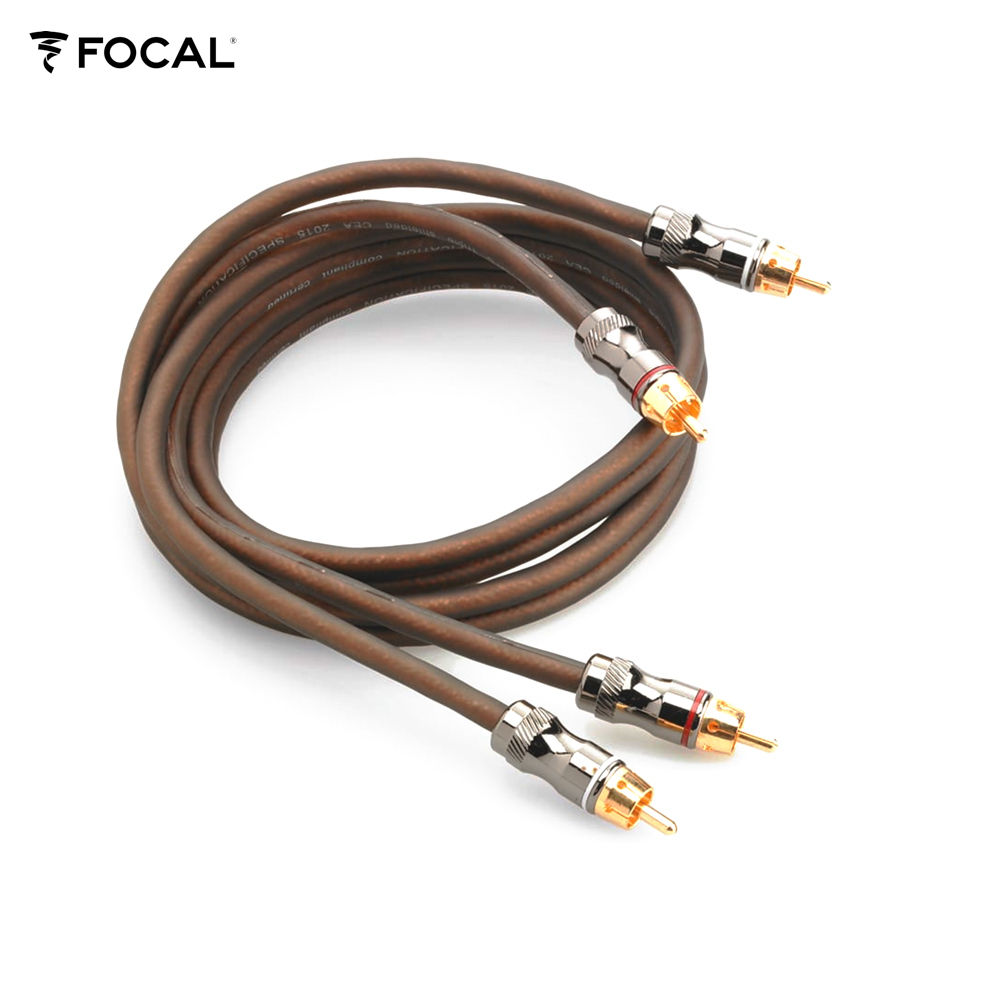 Focal ER1 Elite stereo Cinchkabel 1 m Cinchkabel 1 meter High Performance RCA Kupferkabel (OFC) - FOAKACER1R00000