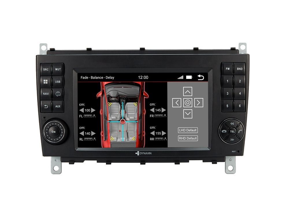 Dynavin D8-MBC Pro Navigation Autoradio kompatibel mit Mercedes C-Klasse, CLC-Klasse, CL W203