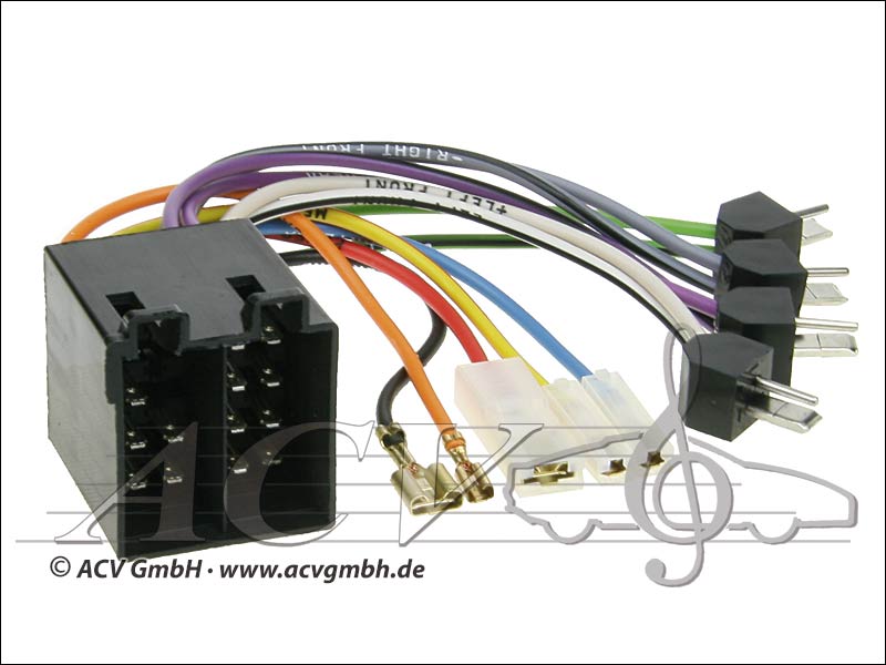 ACV 1230-01 Universal-Umrüstadapter Strom und Lautsprecher