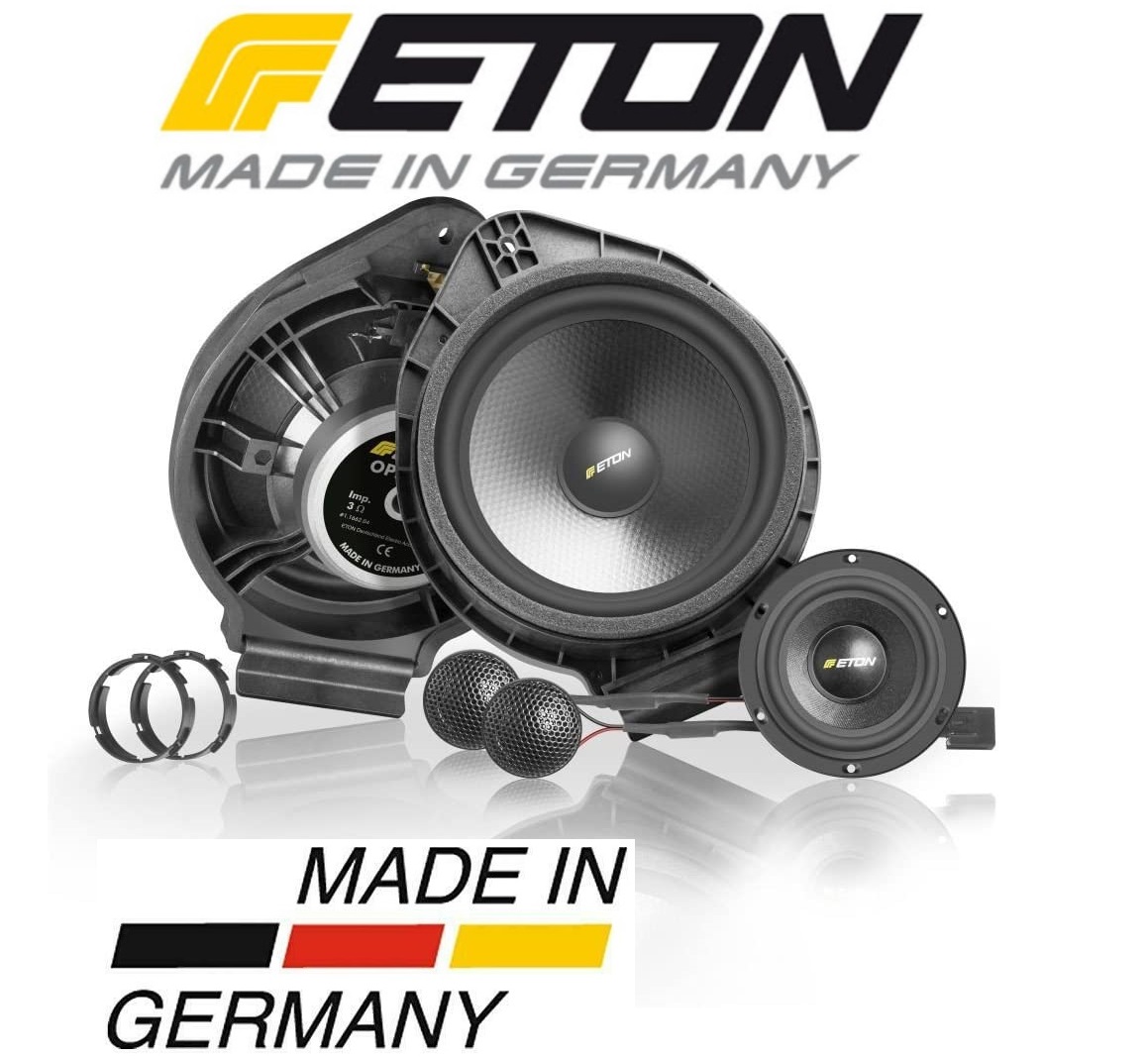 ETON OPEL-F21 Upgrade Opel Universal 2-Wege Lausprecher System passend für Opel Astra, Cascada, Insignia, Zafira, Adam 