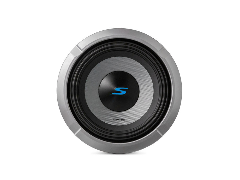 Alpine S2-W8D4 Subwoofer 20cm (8”) 4 Ohm Doppelschwingspule, 900 Watt Woofer (8-Zoll)