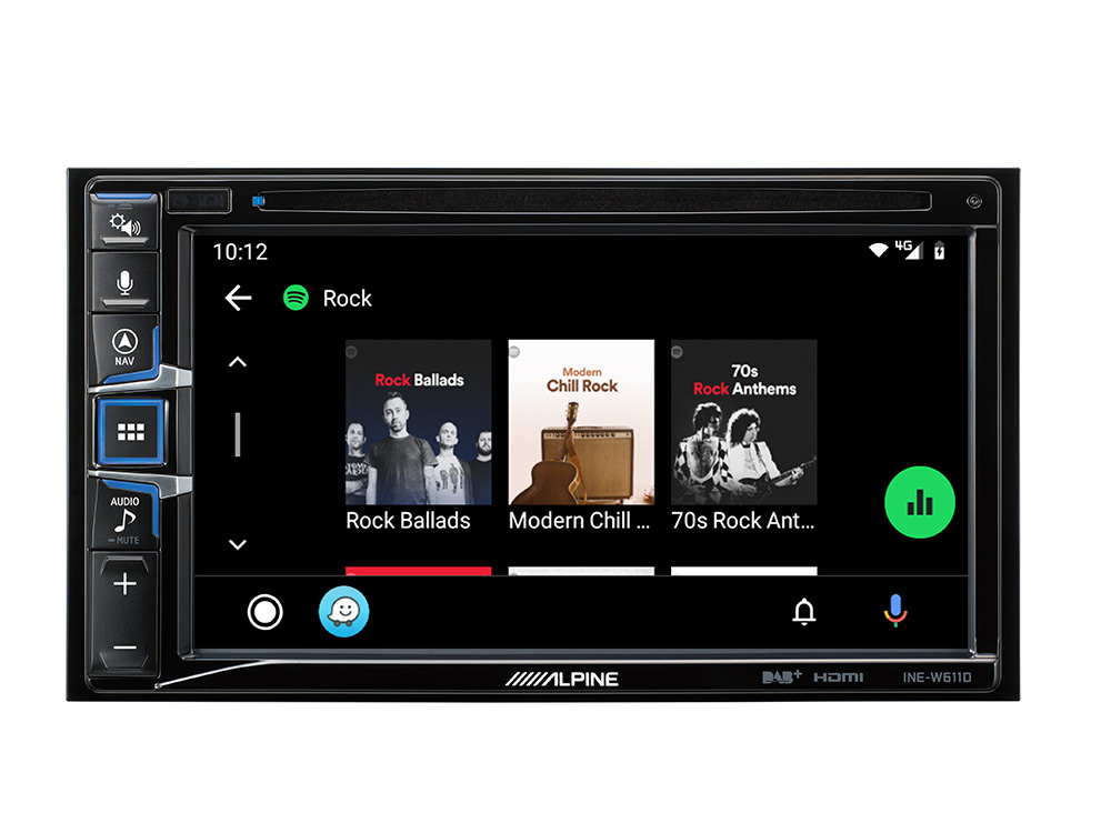 Alpine INE-W611DC Navigationssystem mit Reisemobilsoftware, DAB+, 16,5 cm (6,5-Zoll) Display, CD/DVD Wiedergabe, Apple CarPlay und Android Auto Unterstützung