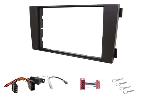 Radical R-D016 Montageset für R-D211 Audi A6 C5 Typ 4B 1997 - 2005 ohne Soundsystemadaption