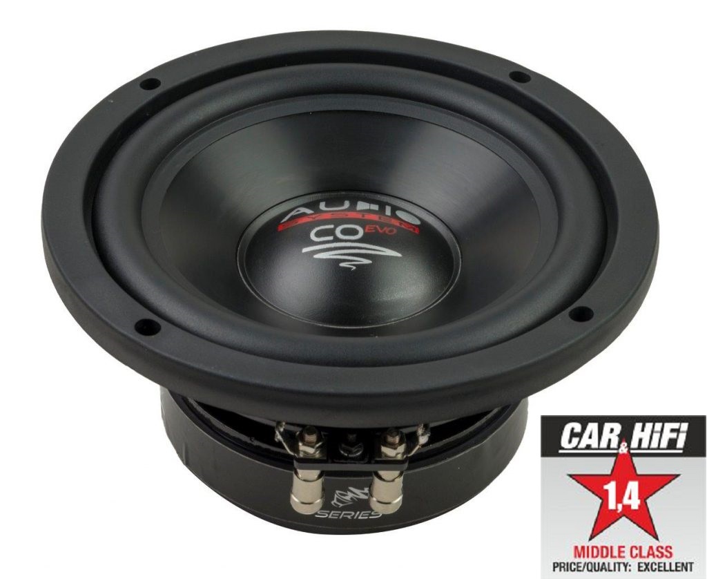 Audio System CO 06 DC EVO 16,5 cm CO-SERIES Subwoofer 240 Watt, 4 Ohm, DOPPELSCHWINGSPULE 