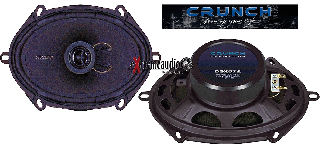 CRUNCH DSX 572 5x7 "2 WAY COAXIAL 15 x 20 cm DSX572 