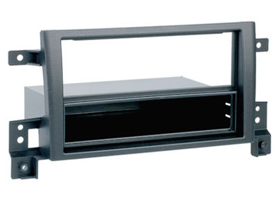 RTA 000.431-0 1 - DIN mounting frame, black ABS