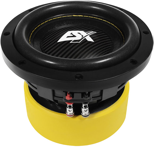 ESX QXE6D2 16,5 cm (6.5”) Compact Subwoofer 250/500 Watt RMS/max