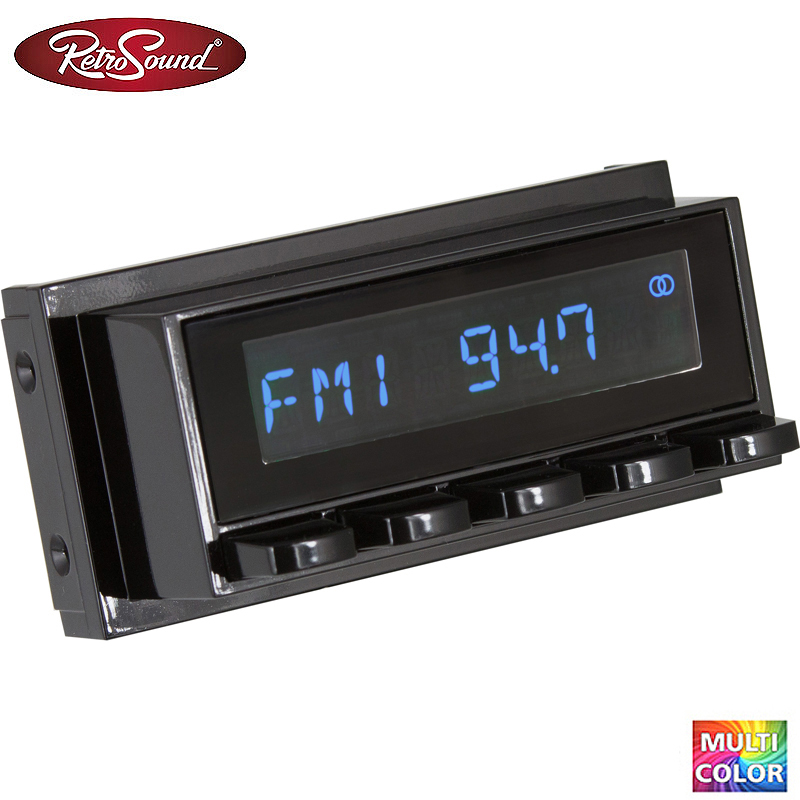 RETROSOUND RSD-BLACK-2DAB "MOTOR-2DAB" DAB+ Komplett-Set "Black" mit Zubehör Autoradio für Oldtimer und US-Cars Oldsmobil