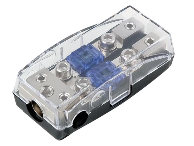 ACV 30.3804-02s Mini ANL Sicherungshalter (silber) 1 x 35 mm² + 2 x 20 mm²