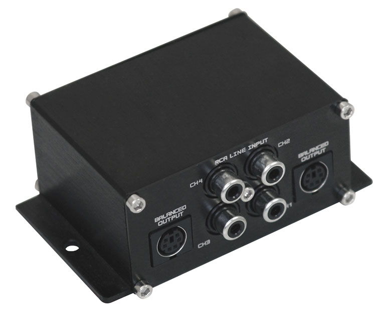 HIFONICS HF-BLT4 Balanced Line Transmitter für HiFonics, Crunch, Verstärker