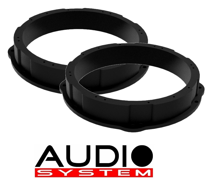 Audio System LSR200 VAG EVO Lautsprecher-Aufbauringe für VW T5, T6, 20cm / 200mm 