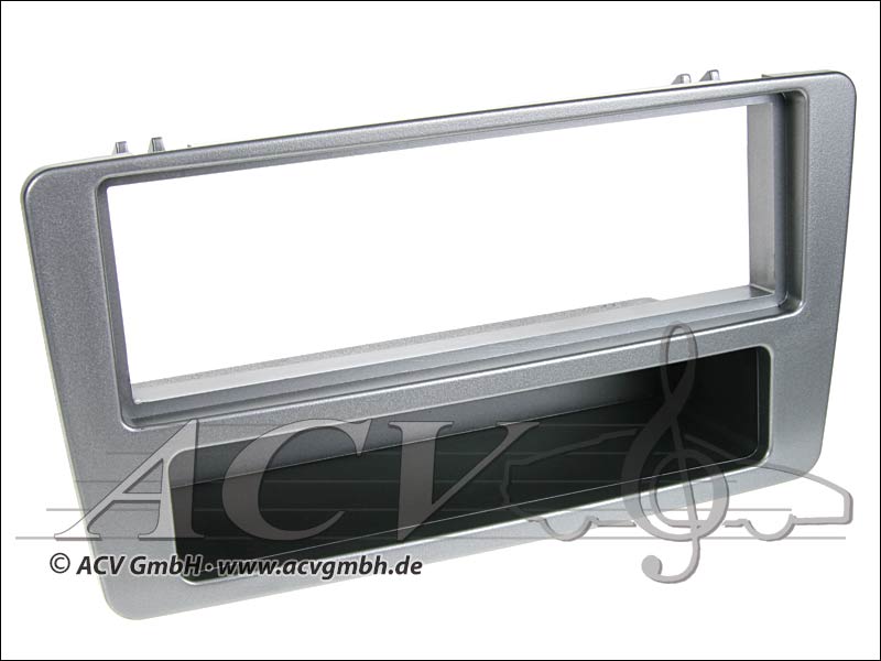 Radioblende Rubber Touch Honda Civic silber Radioblende Rubber Touch Honda Civic silber
