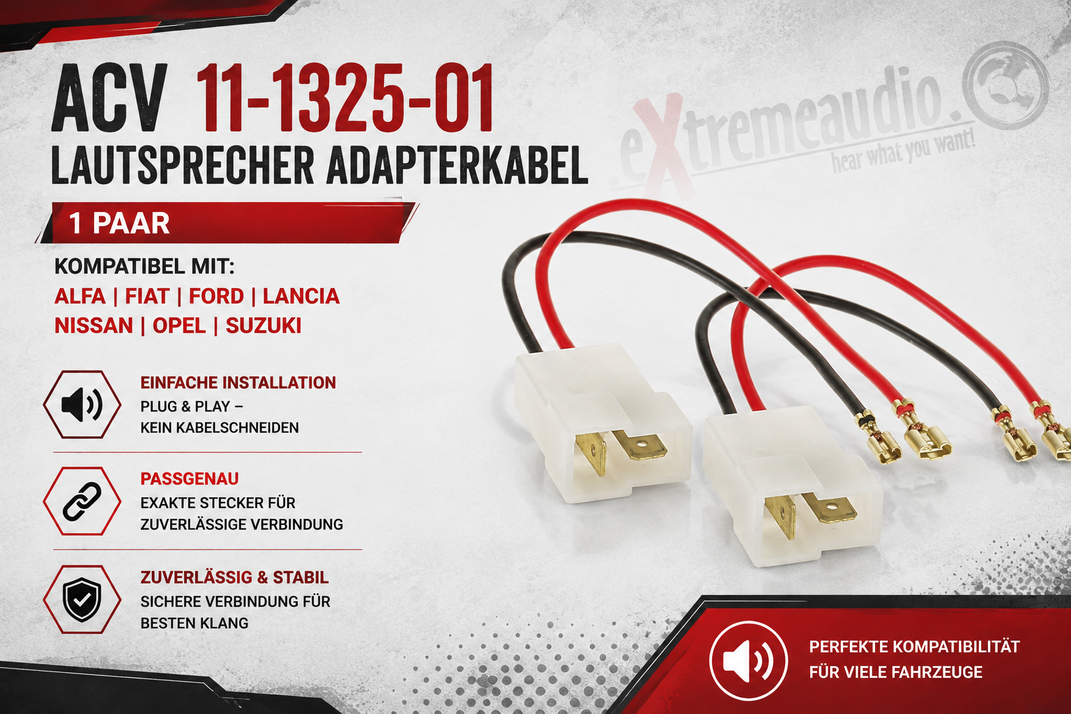 ACV 1325-01 Alfa / Fiat / Ford / Lancia / Nissan / Opel / Suzuki 