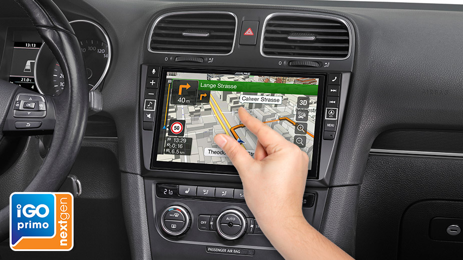 Alpine X903D-G6 9-Zoll Premium-Infotainment-System für Volkswagen VW Golf 6 VI (5K) mit Navigationssystem, Apple CarPlay und Android Auto Unterstützung