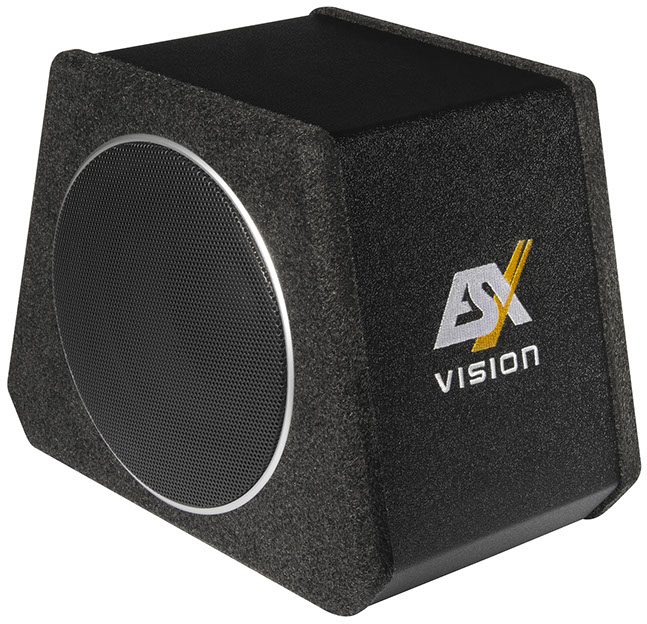 ESX V-800A VISION Trapez Aktiv-Subwoofer 20 cm (8“) Aktiv-Subwoofer-System 