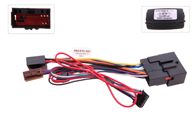 RTA 013.243-0 Steering wheel with steering wheel remote control adapters for vehicles without CAN bus controller