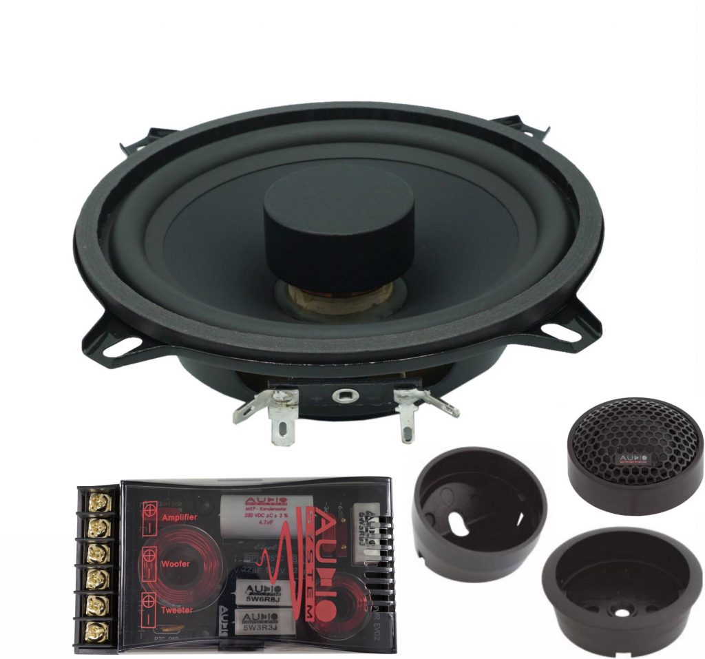 Audio System R-130 FLAT EVO 13cm 2-Wege Komponenten Lautsprecher 130mm 250  Watt Radion R130 Flach