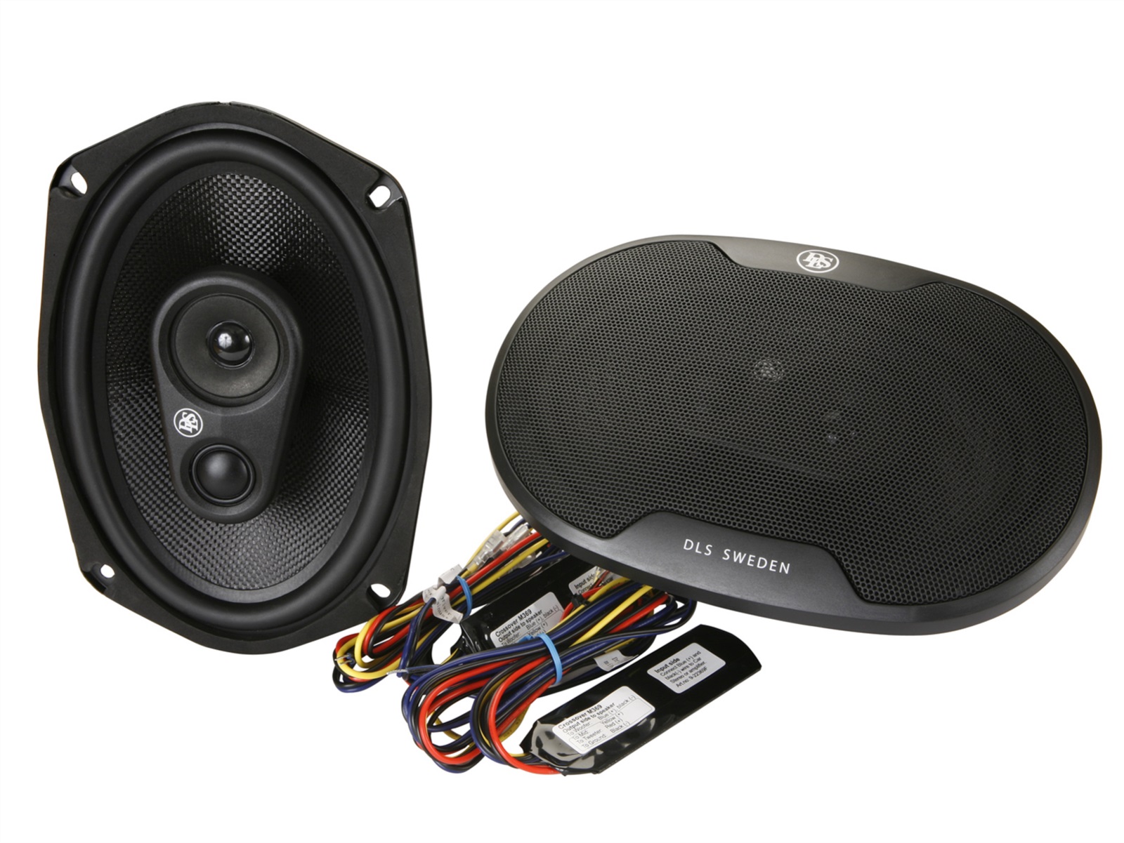 DLS M369 oval 6x9 3-Wege Koax Lautsprecher Set 250 Watt - 1 Paar   