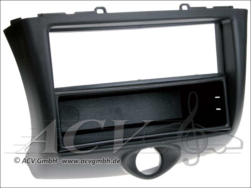 Radioblende Toyota Yaris Doppel ISO schwarz Radioblende Toyota Yaris Doppel ISO schwarz