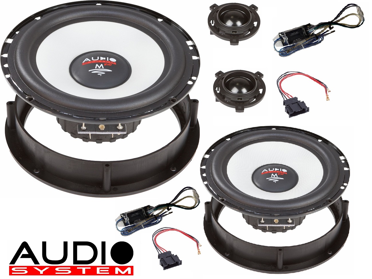 AUDIO SYSTEM M 165 GOLF 6+7 EVO 2-Wege Spezial Front System