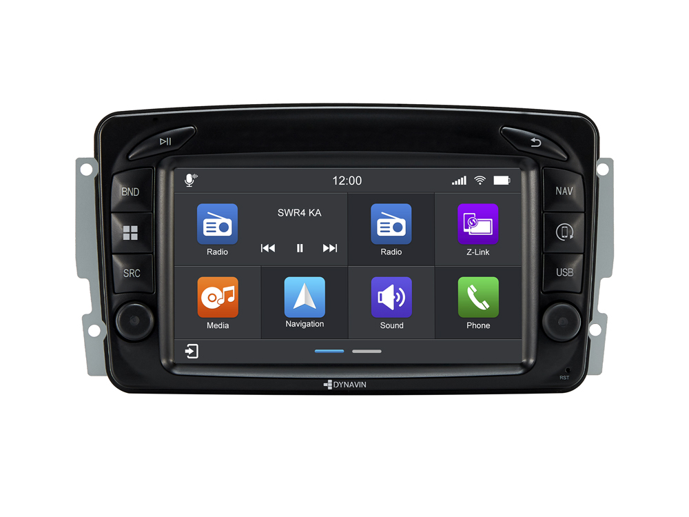 Dynavin D8-MC2000 Pro Navigation Autoradio kompatibel mit Mercedes Vito W639, Viano W639, C-Klasse W203, CLK W209, G-Klasse