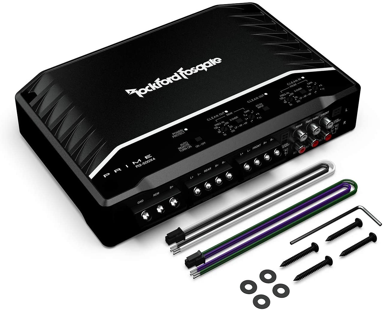  Rockford Fosgate R2-500X4 Prime 4 Kanal Verstärker ENDSTUFE mit 500 Watt RMS