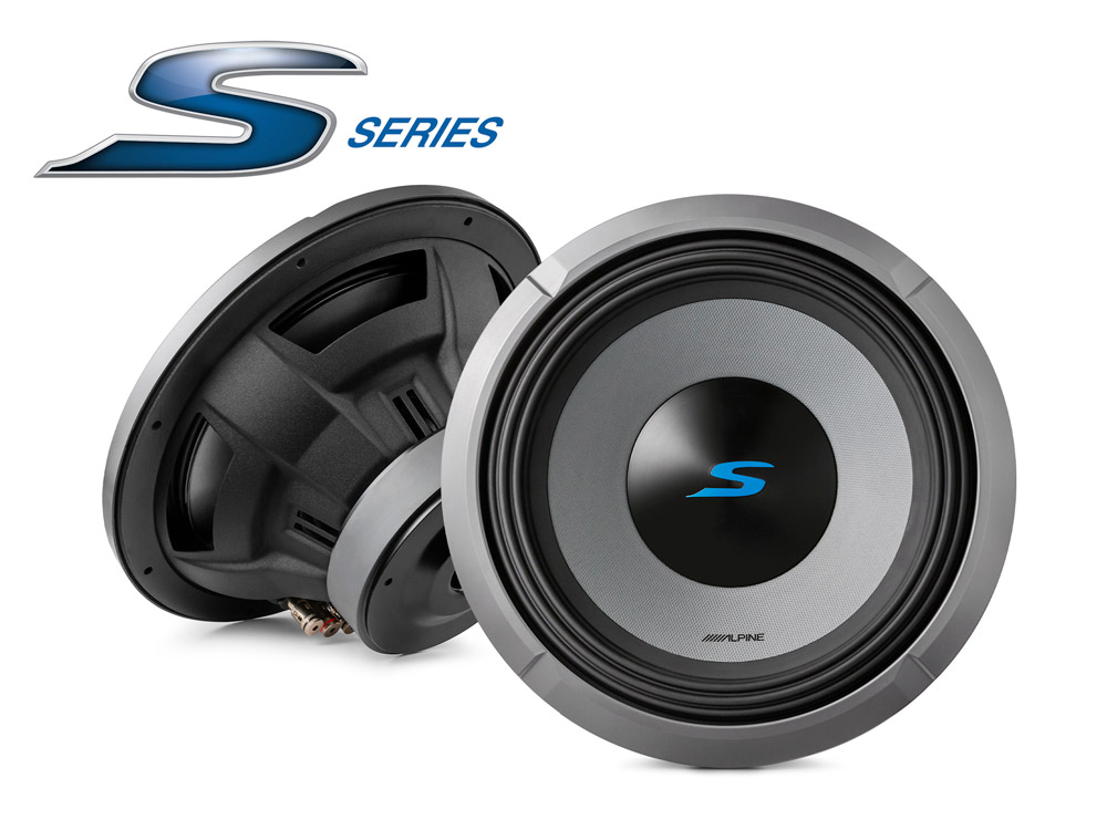 Alpine S2-W12D4 Subwoofer 30cm (12”) 4 Ohm Doppelschwingspule, 1800 Watt Woofer (12-Zoll)