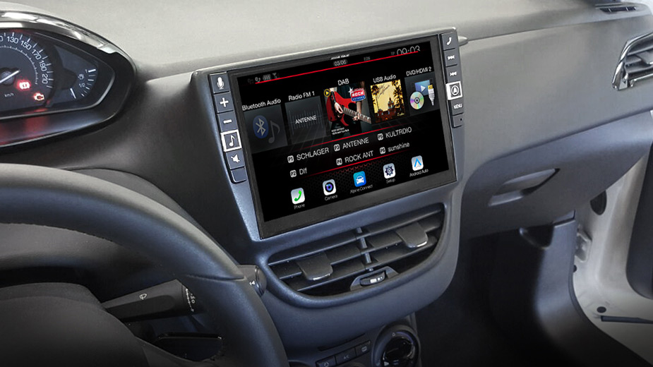 Alpine X903DC-F Freestyle 9-Zoll-Navigationssystem mit Reisemobil- und LKW-Software, Apple CarPlay und Android Auto Unterstützung für alle Fahrzeuge