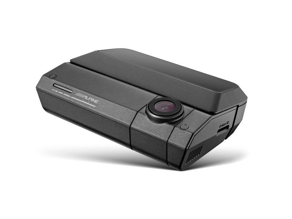 Alpine DVR-F790 Abnehmbare Frontkamera Dashcam mit Videospeicher Cloud Funktion