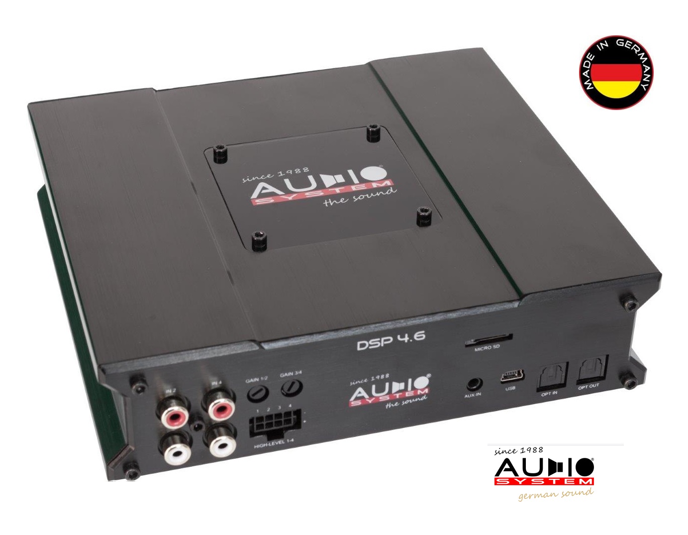 AUDIO SYSTEM DSP 4.6 6-Kanal Hochleistungs-DSP mit Freescale Multi-Core Chip