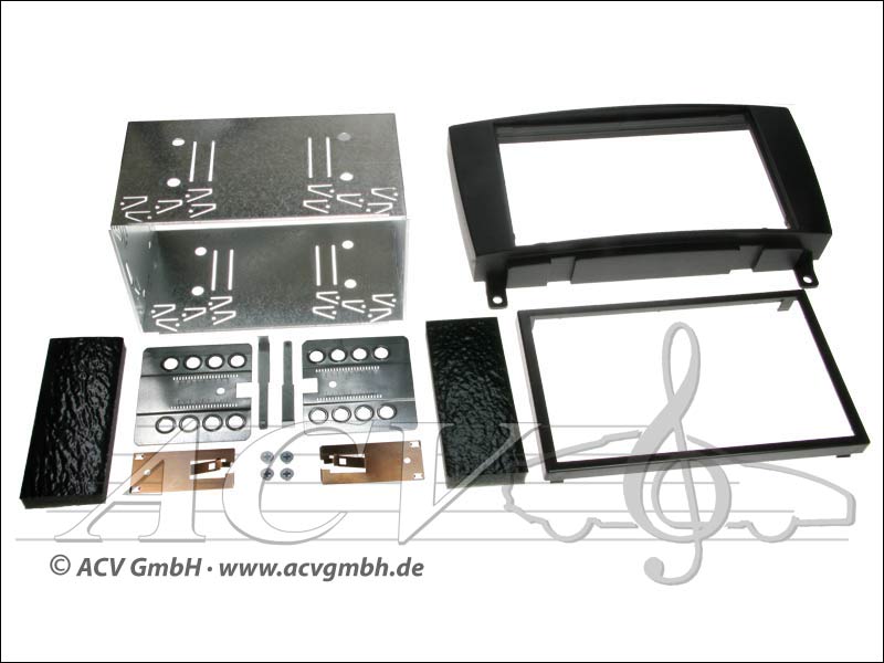 Installazione a doppio DIN Kit Mercedes Classe CLK (W209) 